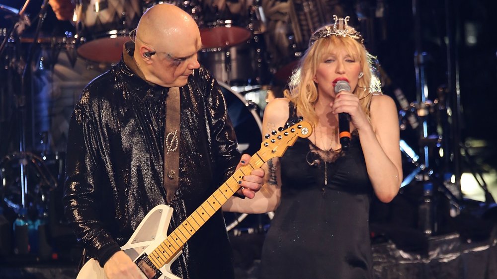 Billy Corgan and Courtney Love